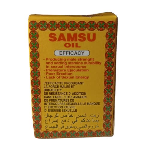 Samsu Delay Oil For Long Lasting And Sweeter Sex ( For Male Only) - 3ml