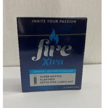 Fire Xtra Supper-dotted Flavored Extra Time Lubricant - 3set -6pcs