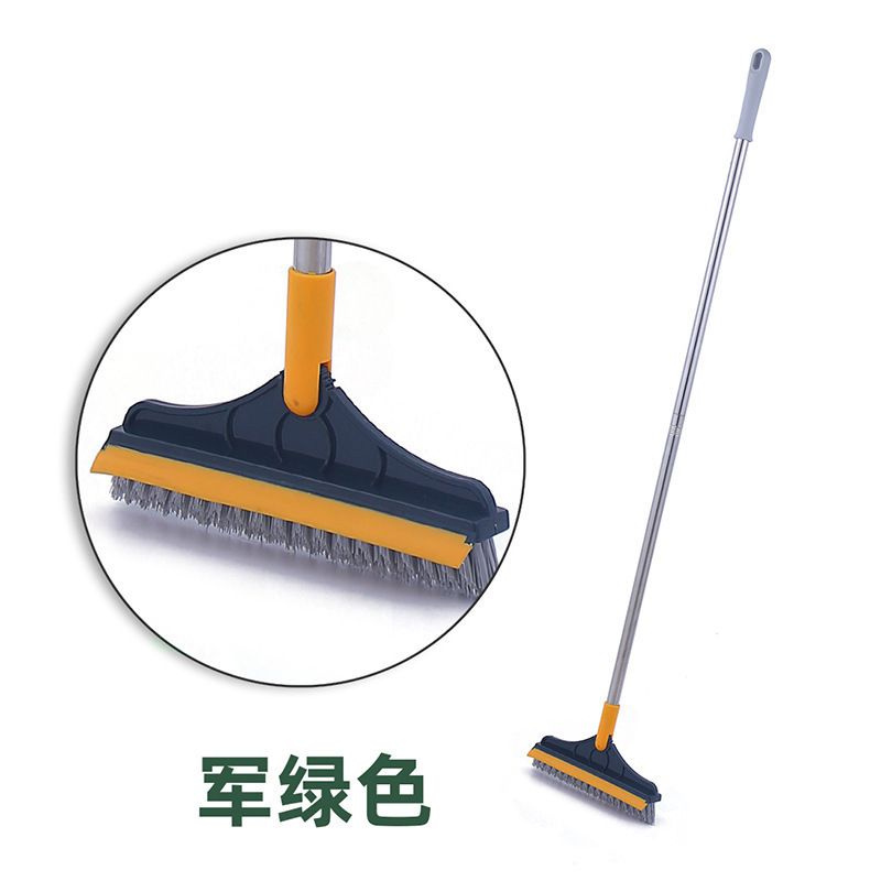 Two-in-one Bathroom Floor Brush Long Handle Bathroom Gap