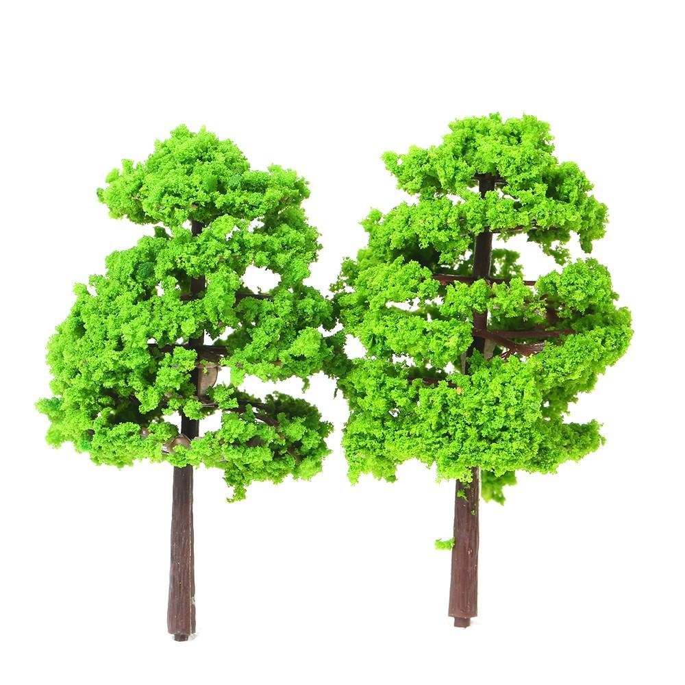 20 Pcs Model Trees Architectural Railroad Layout Garden Landscape Scenery Miniatures Supplies Building Kits Toys Style 1