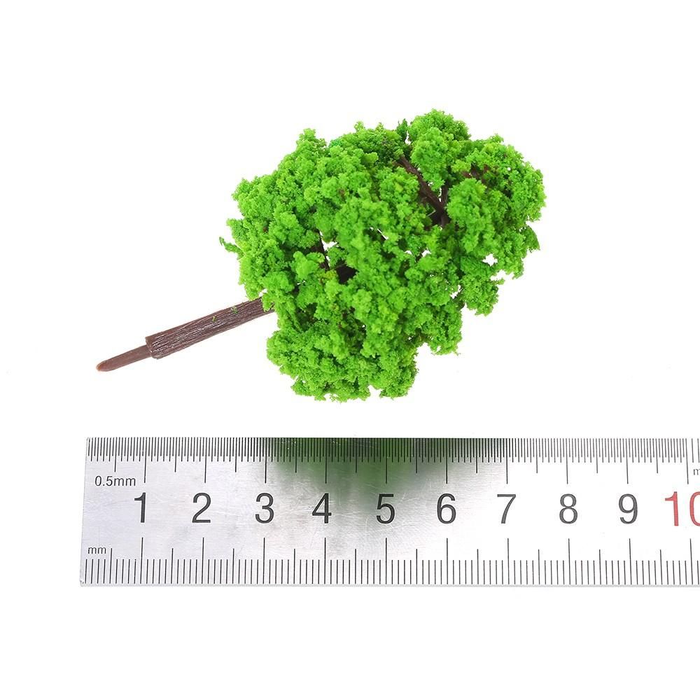 20 Pcs Model Trees Architectural Railroad Layout Garden Landscape Scenery Miniatures Supplies Building Kits Toys Style 1