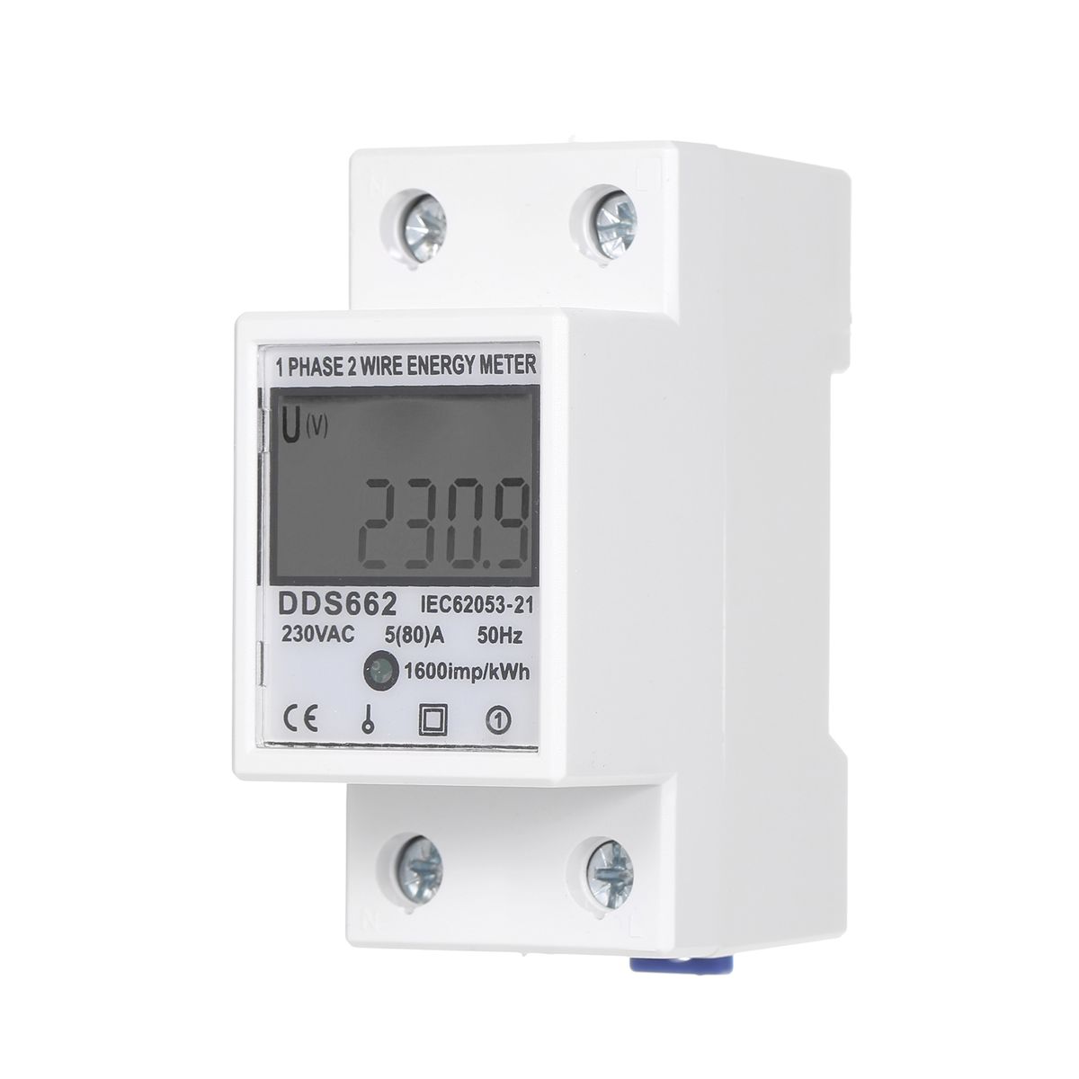 AC 230V  Single Phase  Energy Meter Without  Backlight
