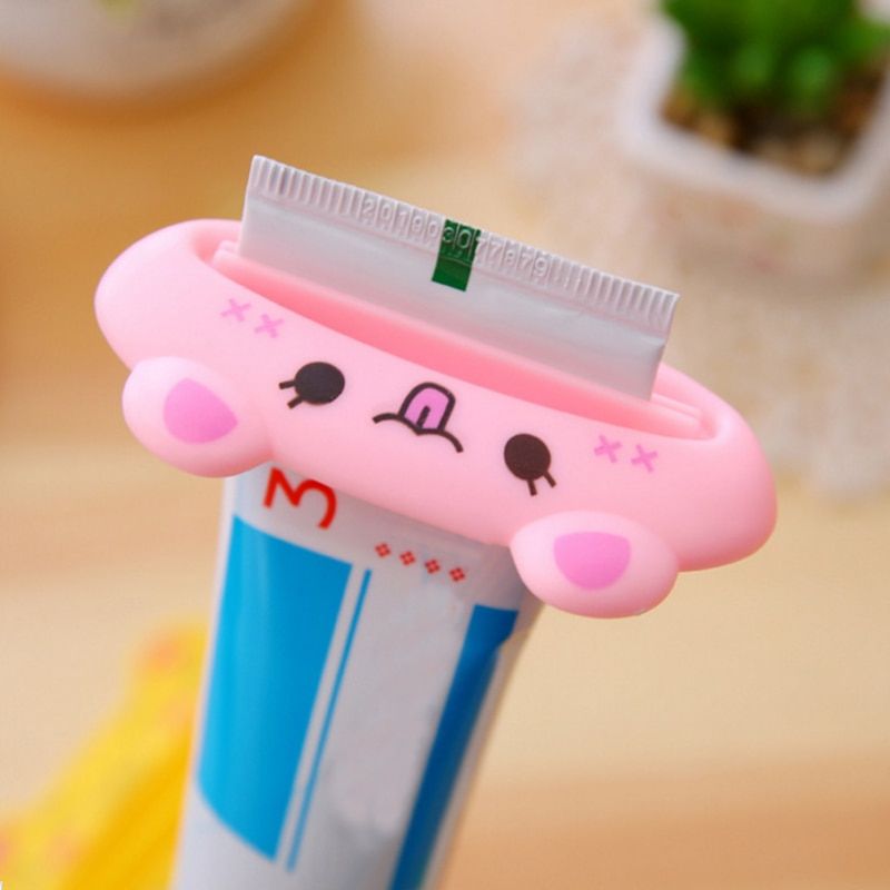 1pcs Kid Children Toothpaste Dispenser Cute Animal