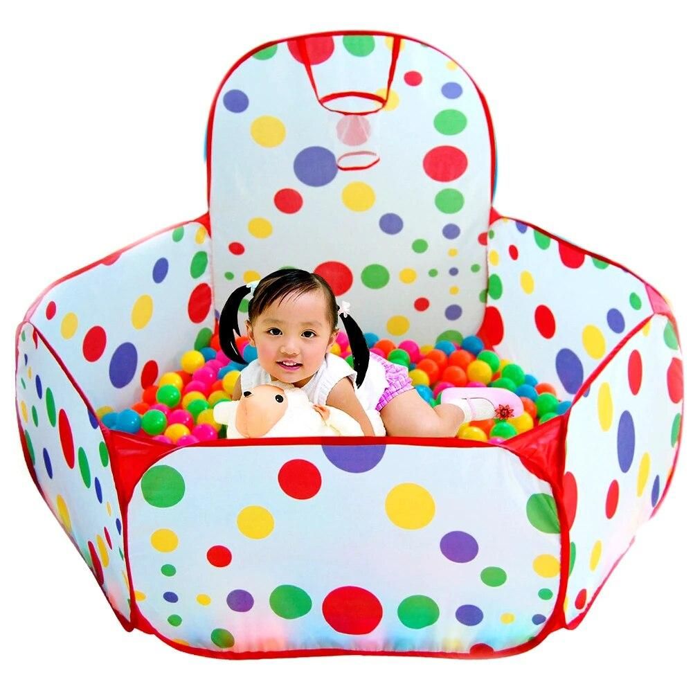 Children Ball Game Playhouse Foldable Shootable Indoor Game Room Breathable Parent-Child Interaction for Indoor Outdoor Activity