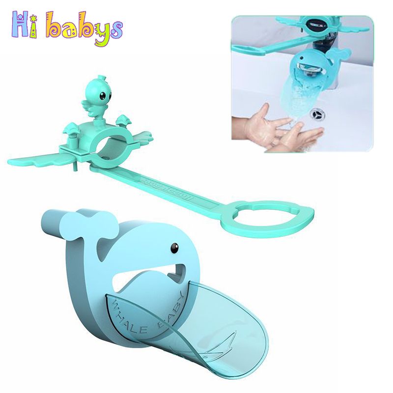 Baby Faucet Extender Infant Water Saving Hand-washing Device Kids Splash-proof Nozzle Extender Child Bathroom Accessories