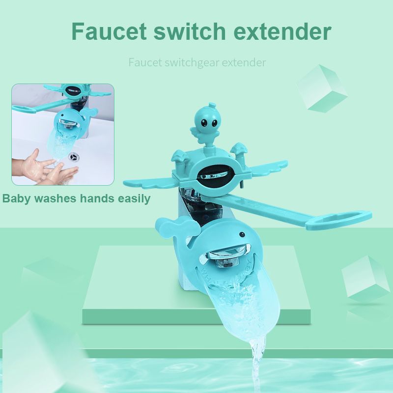 Baby Faucet Extender Infant Water Saving Hand-washing Device Kids Splash-proof Nozzle Extender Child Bathroom Accessories