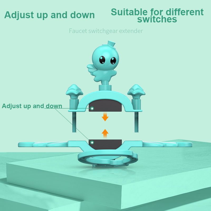 Baby Faucet Extender Infant Water Saving Hand-washing Device Kids Splash-proof Nozzle Extender Child Bathroom Accessories