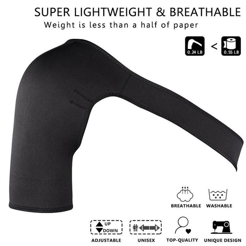 Adjustable Left/Right Shoulder Support Bandage Protector Brace Shoulder Strap