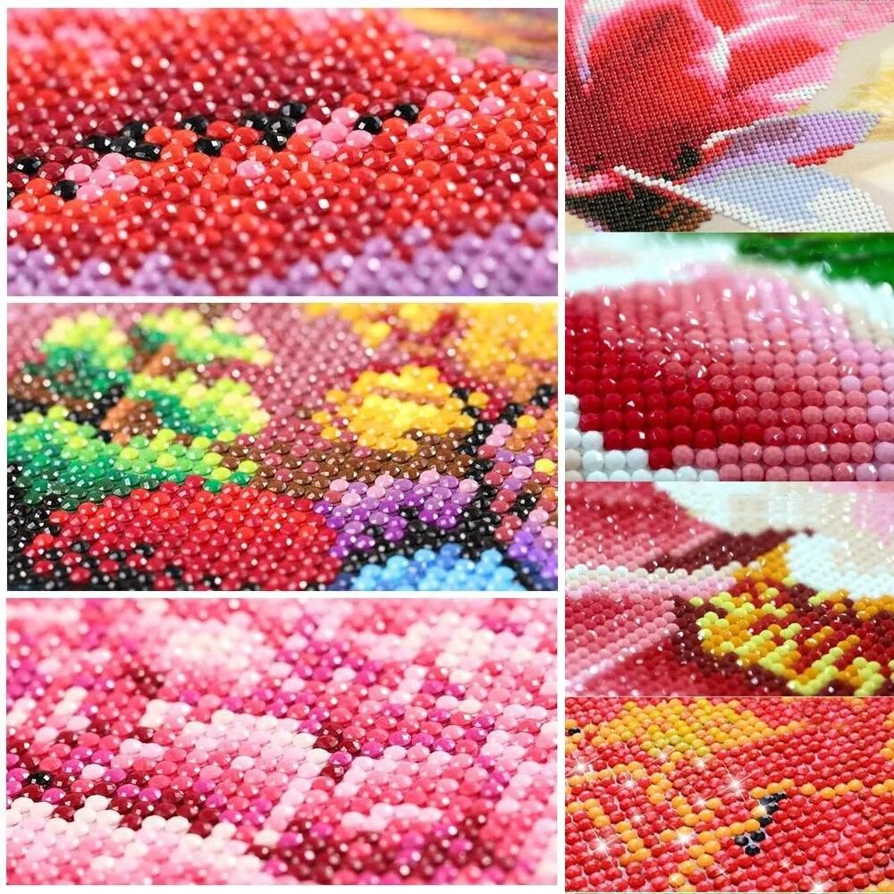Diamond Mosaic Home Decoration Diamond Embroidery Kits DIY Rose and Cat Pattern Animals Diamond Painting Cross Stitch