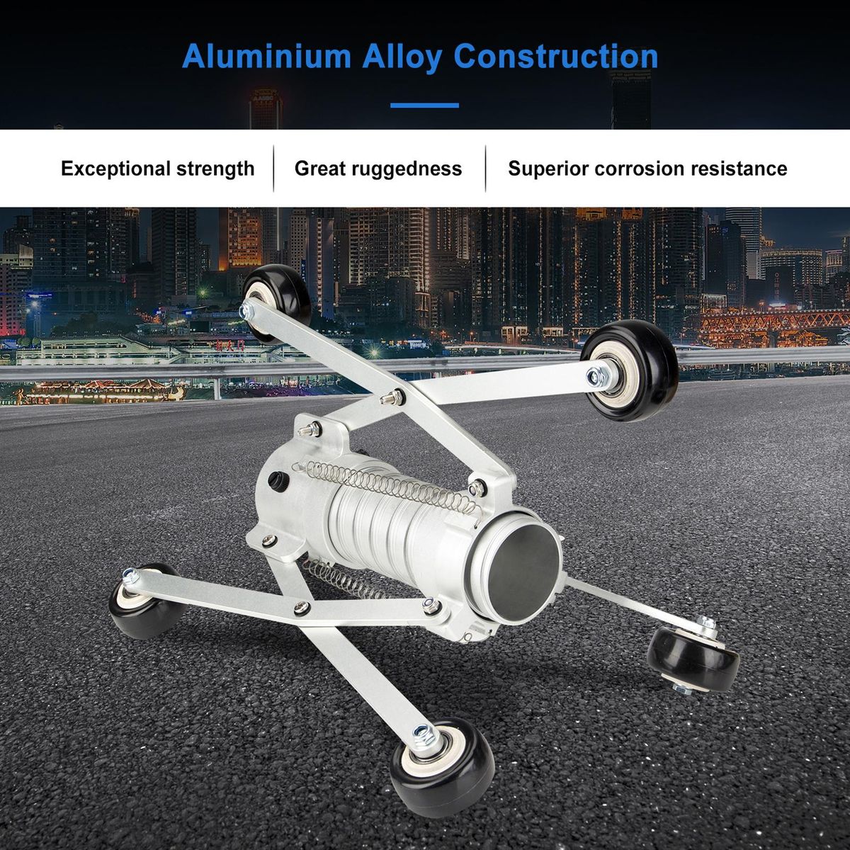 Expandable Pipeline Sewer Inspection Camera Guide Wheels for 23mm / 50mm Drain Pipeline Inspection Camera for 20-40cm Pipelines