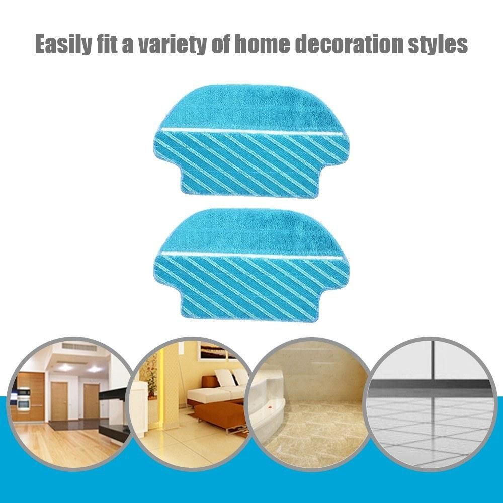 4 Pack Mopping Cloth Replacement for Cecotec Conga 3490/ 4090 Robot Vacuum Cleaner Washable Mopping Pad Accessories