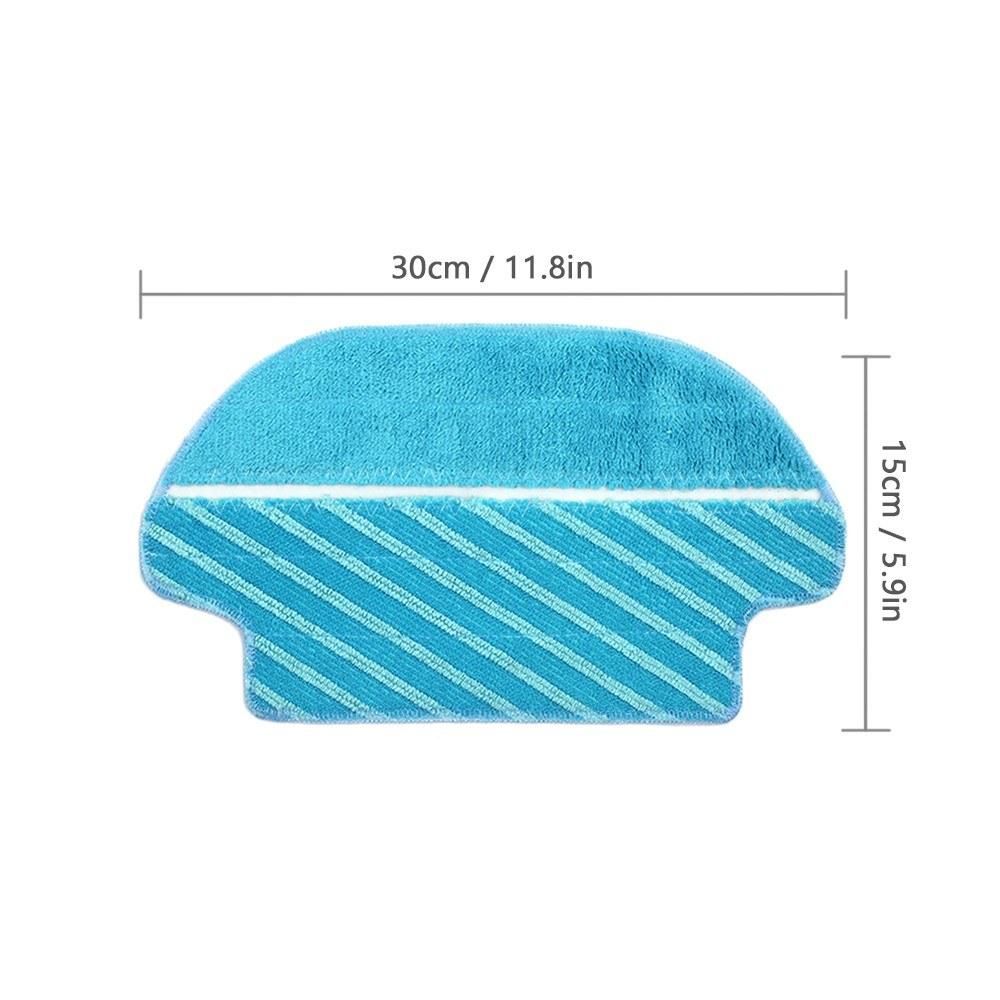 4 Pack Mopping Cloth Replacement for Cecotec Conga 3490/ 4090 Robot Vacuum Cleaner Washable Mopping Pad Accessories