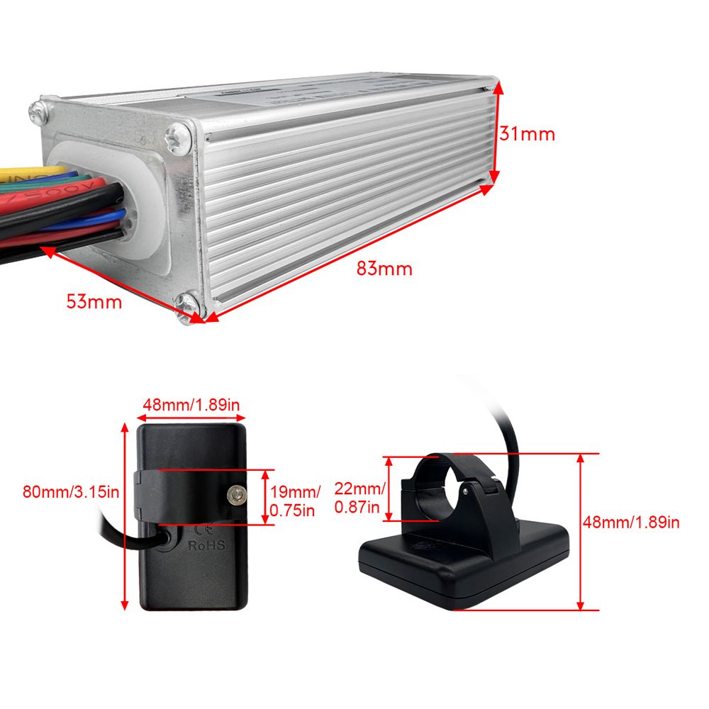 Intelligent Electric Bike 15A Controller With Backlight LCD