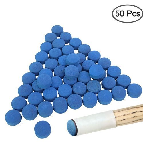 50 Pcs Billiard Cue Tips 9mm Pool Billiard Cue