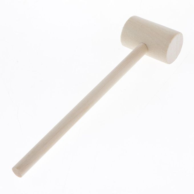 10x Leather Wooden Hammer Toy Crab Lobster  Mallet Beating Gavel For