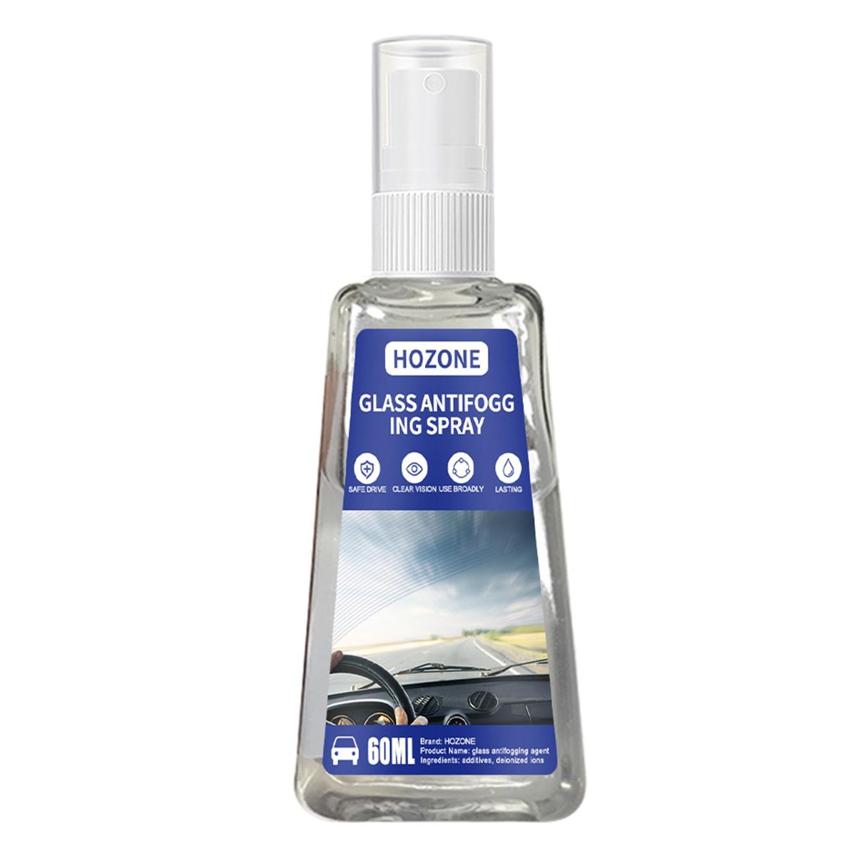 Trapezoidal Bottle Automobile Windshield Anti-Fog Spray Rearview Mirror Rainproof Waterproof Antifoggant Spray