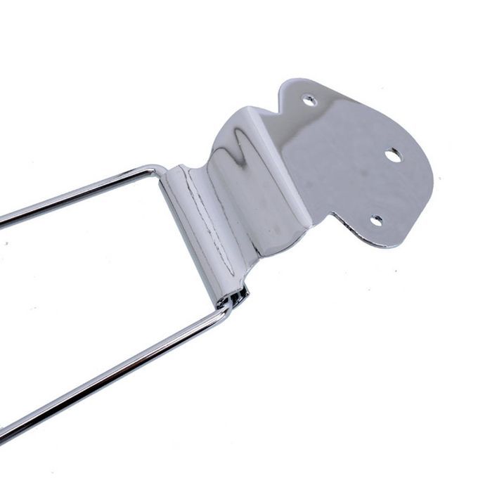 1pc 6 String Guitar Tailpiece Bridge For Archtop Jazz Guitar Chrome