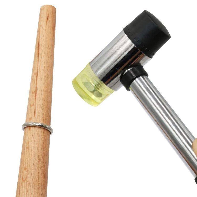 2 PCS Ring Correction Adjustment Tool Wooden Ring Long Rod