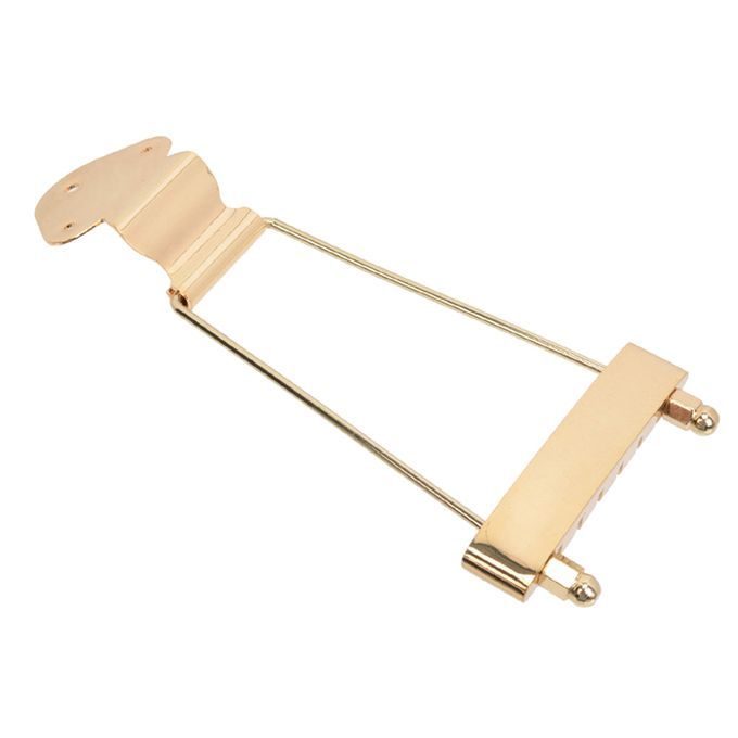 Hollow Semihollow Jazz Guitar Tailpiece Birdge For Guitar Golden