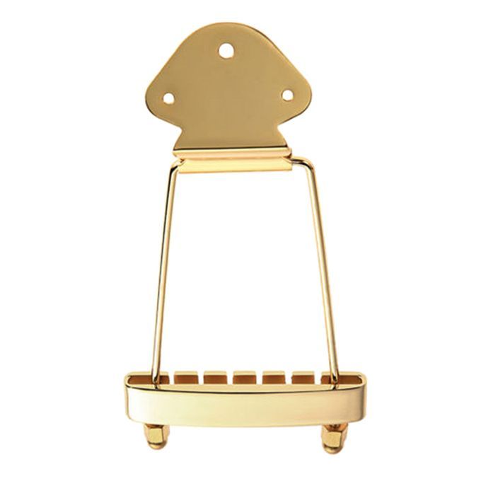 Hollow Semihollow Jazz Guitar Tailpiece Birdge For Guitar Golden