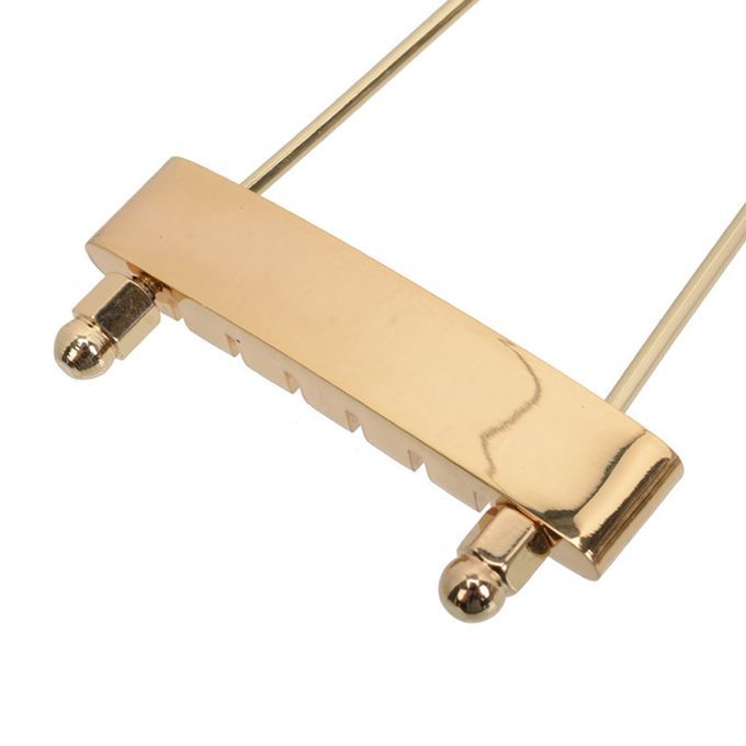 Hollow Semihollow Jazz Guitar Tailpiece Birdge For Guitar Golden