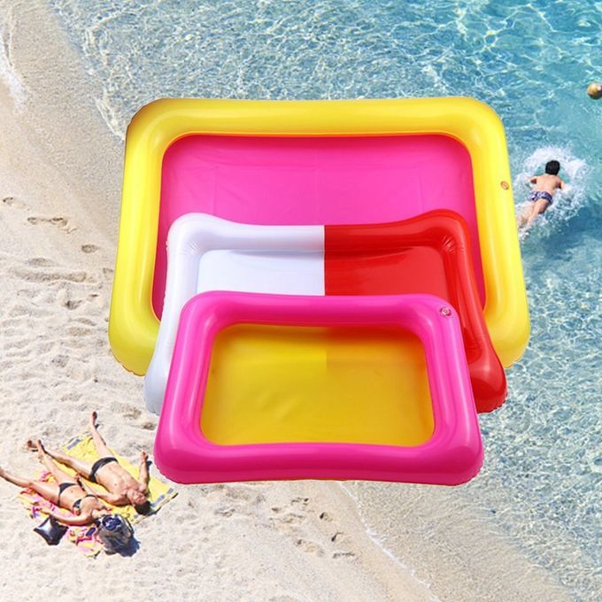 DM Inflatable Sand Tray PVC Sandbox Table Sensory Fun Play Toys For Kids-random