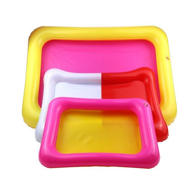 DM Inflatable Sand Tray PVC Sandbox Table Sensory Fun Play Toys For Kids-random
