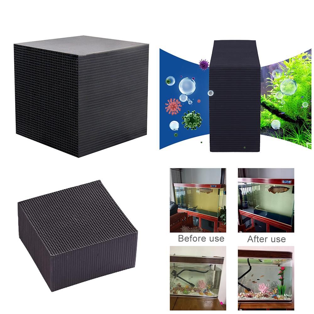 Water Purifier Cube Aquarium Filter Eco-Aquarium Filter Ultra Strong Filtration & Absorption 10X10X5CM