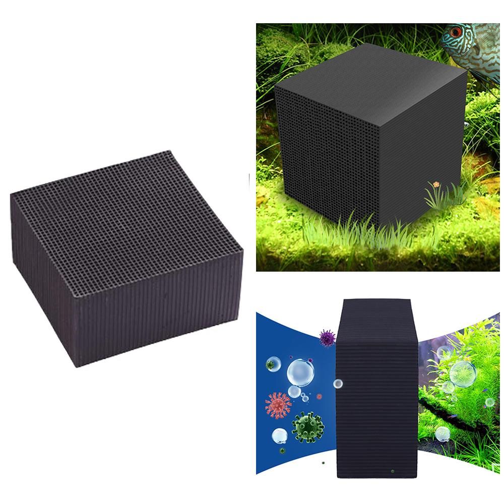 Water Purifier Cube Aquarium Filter Eco-Aquarium Filter Ultra Strong Filtration & Absorption 10X10X5CM