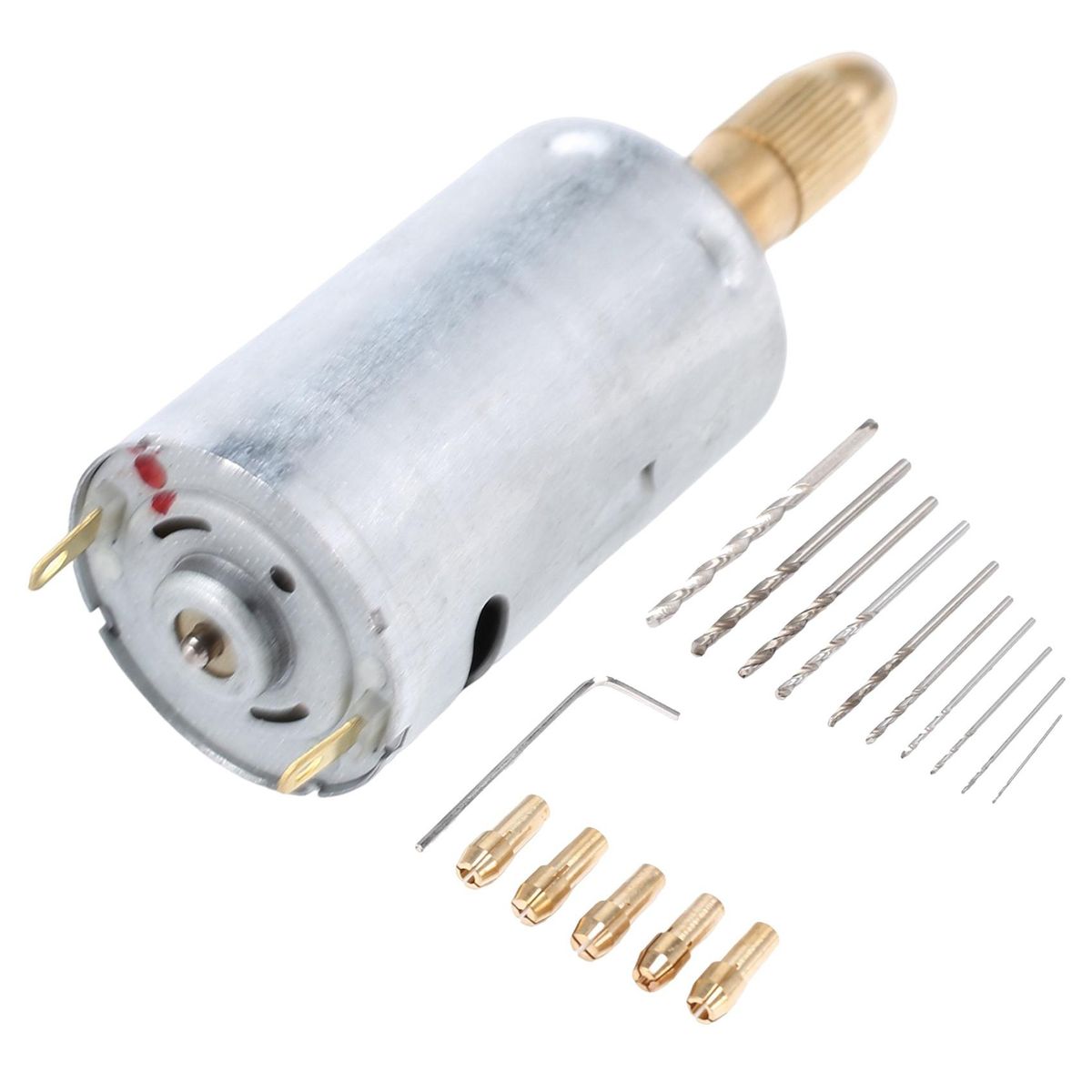 Mini Electric Hand Drill Bit Set DC 12V Motor