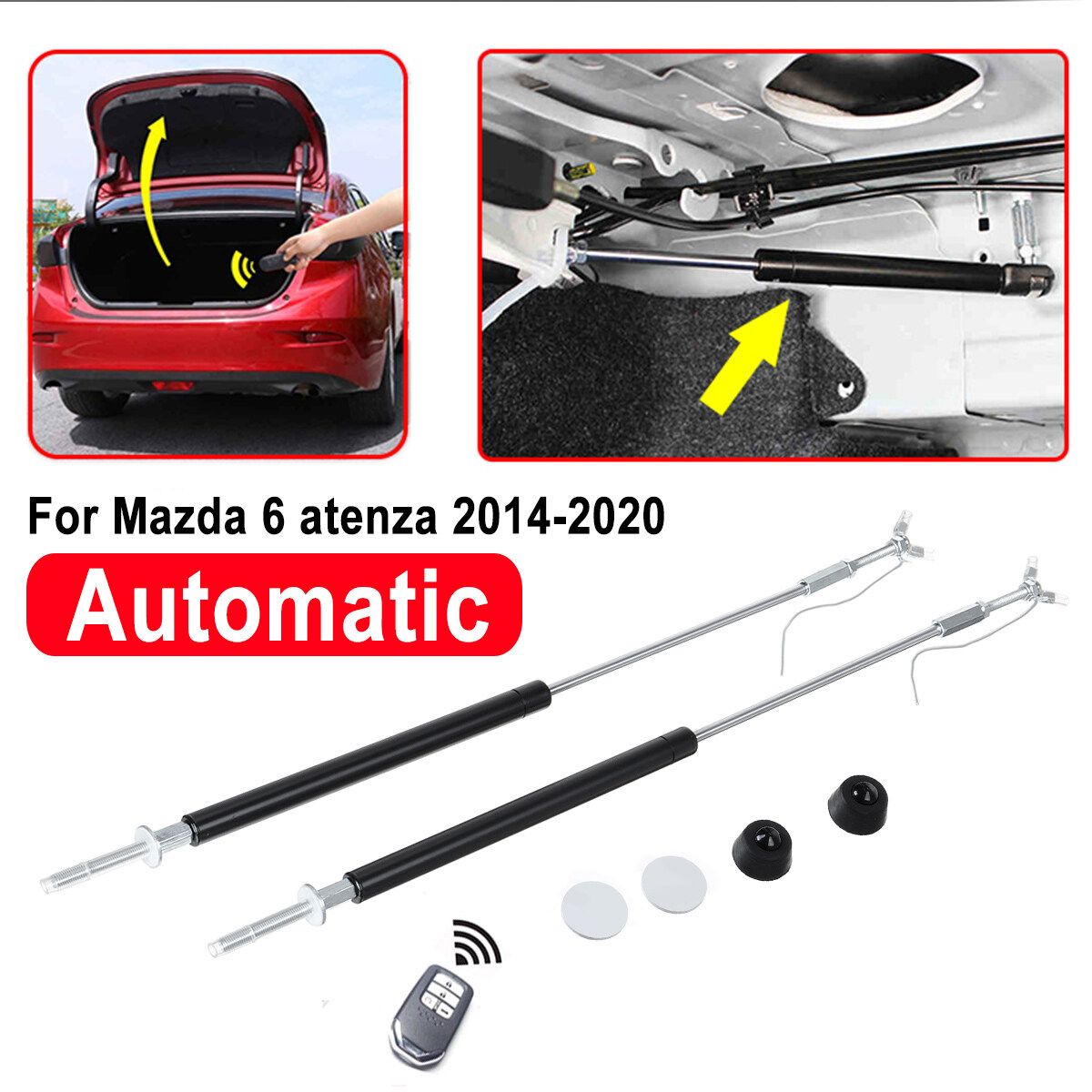 2pcs Tailgate Boot Gas Struts Spring For Mazda 6 Atenza 2014-2020 Automatic