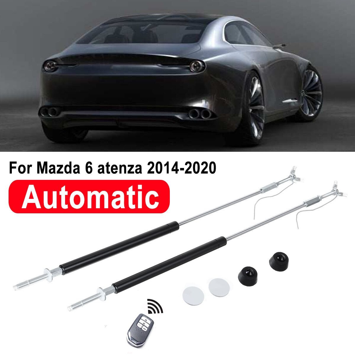 2pcs Tailgate Boot Gas Struts Spring For Mazda 6 Atenza 2014-2020 Automatic
