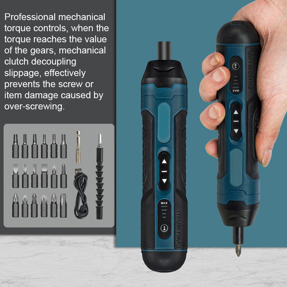 Cordless Electric Screwdriver 200r/min Screwdriver 4.5Nm