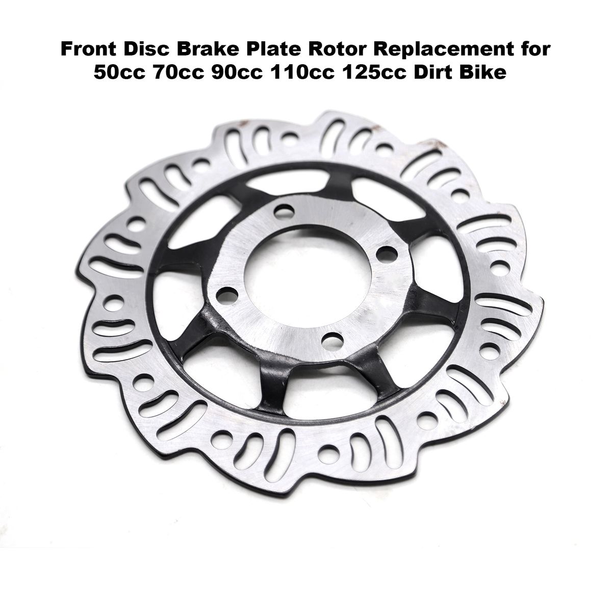 Front Disc Brake Plate Rotor Replacement For 50cc 70cc 90cc