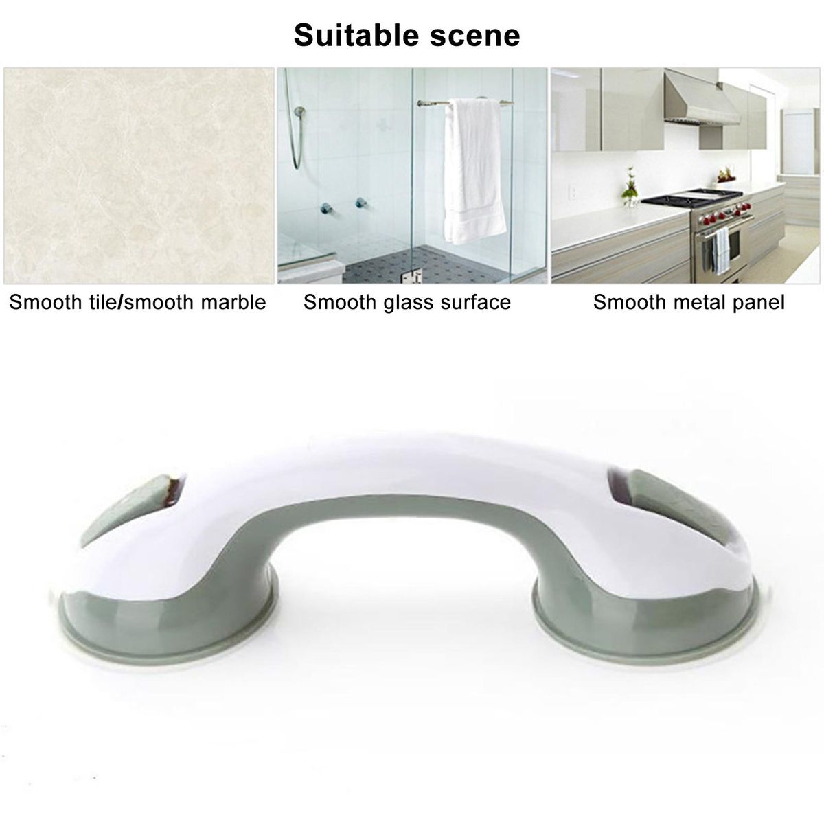 Strong Suction Cup Handle for Shower Securegrip Shower Toilet Handle