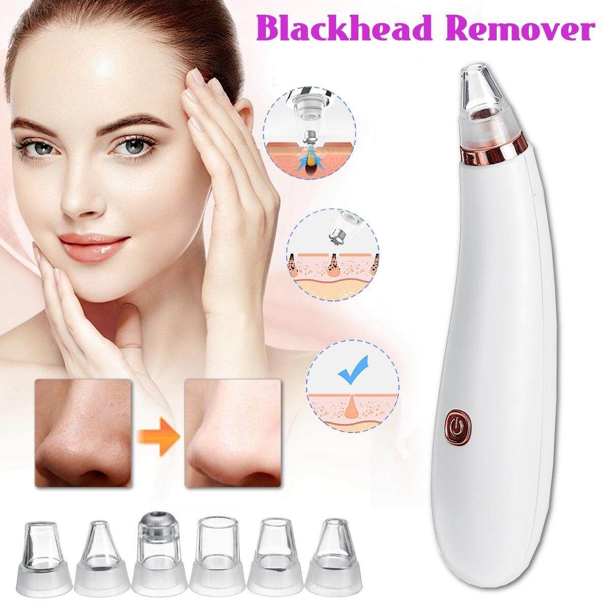 Electronic Pore Blackhead Cleaner Remover Vacuum Machine Skin Care 6-Mode