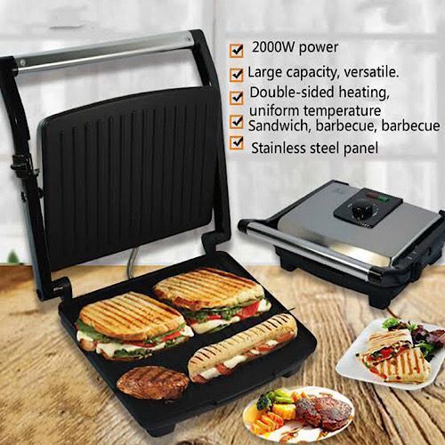 Electric Grill Panini Sharwama Maker