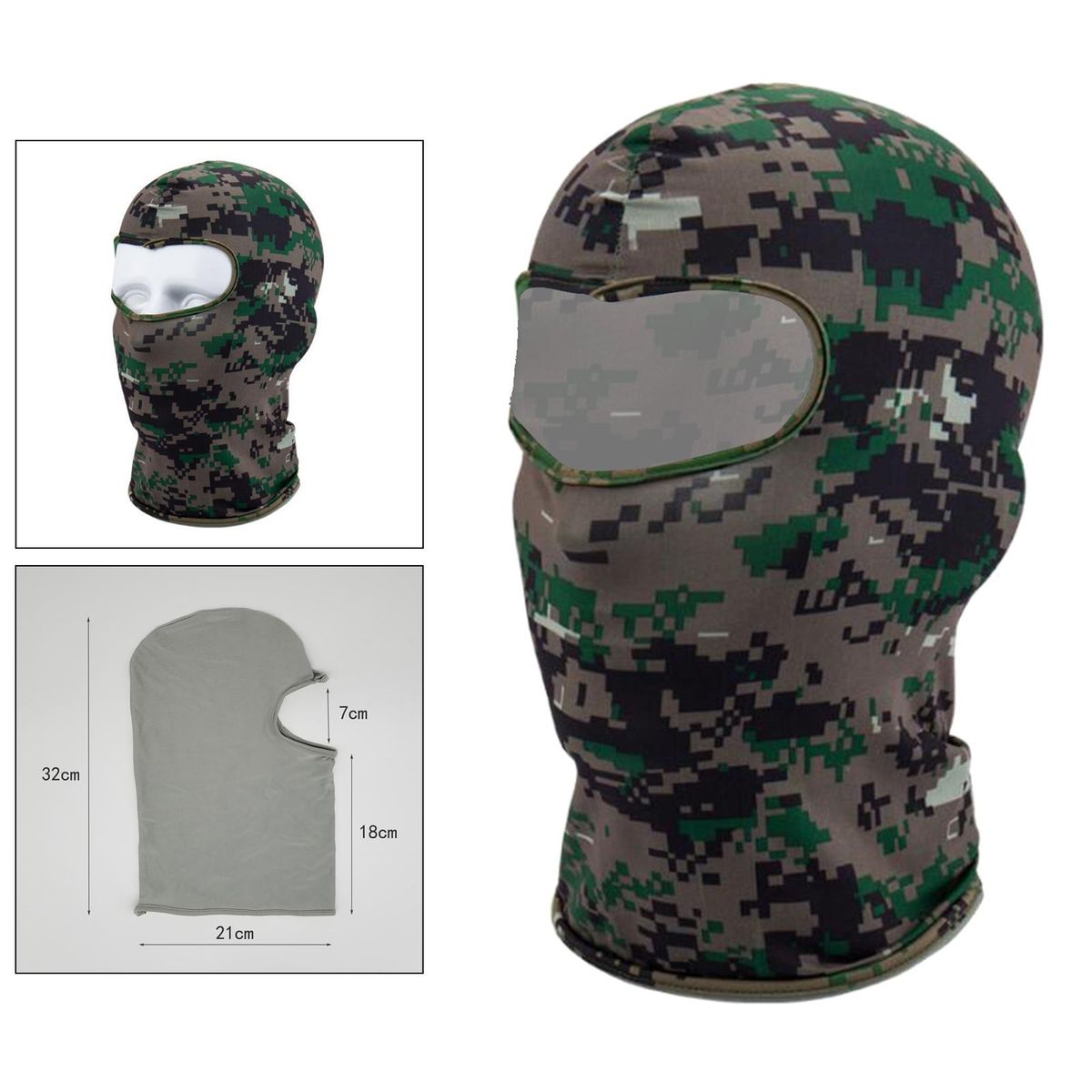 Unisex Face Mask Sun Shield Neck Gaiter Balaclava Bandana