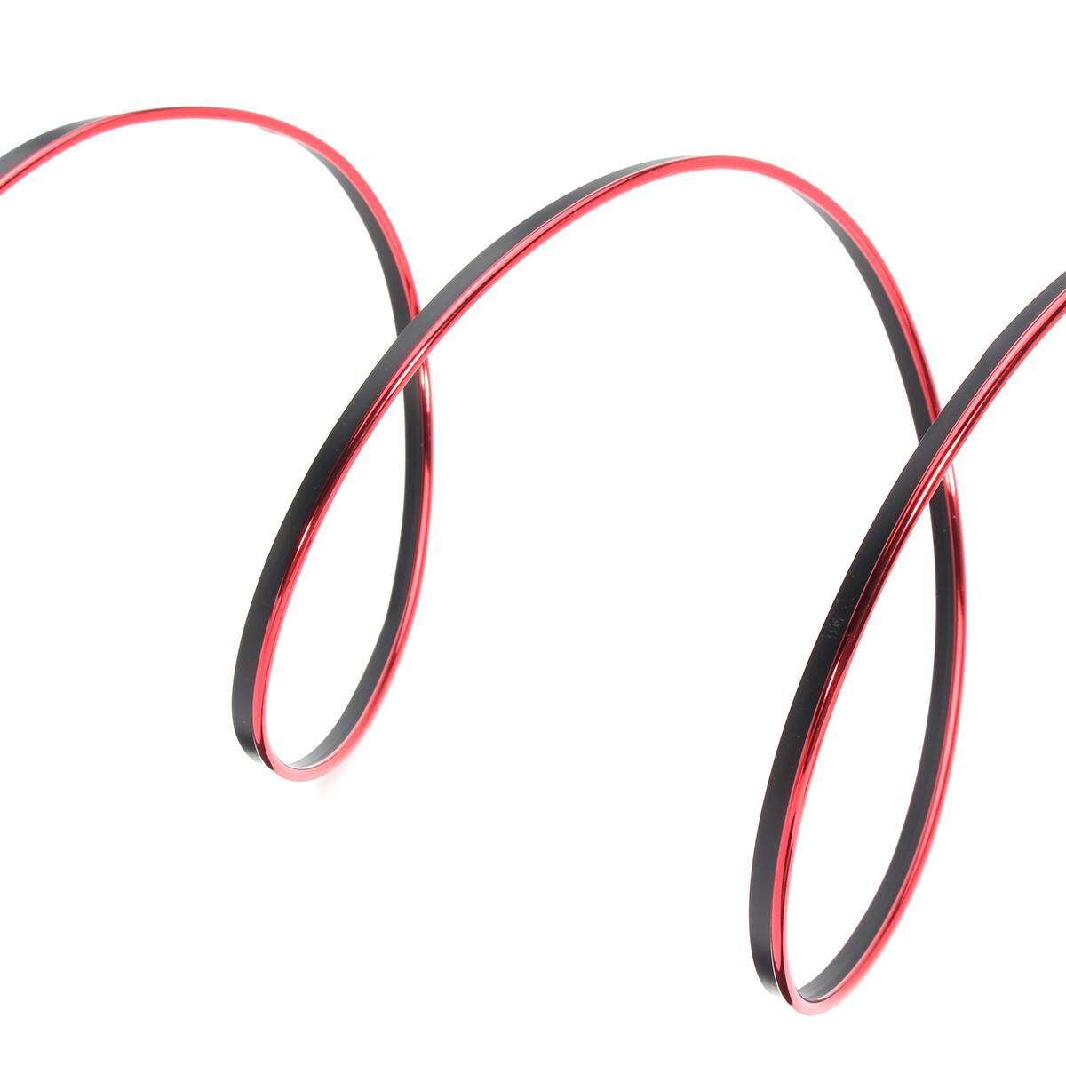 3/5/8M Auto Car Styling Moulding Decorative Filler Strip Interior Exterior Hot Red (red)