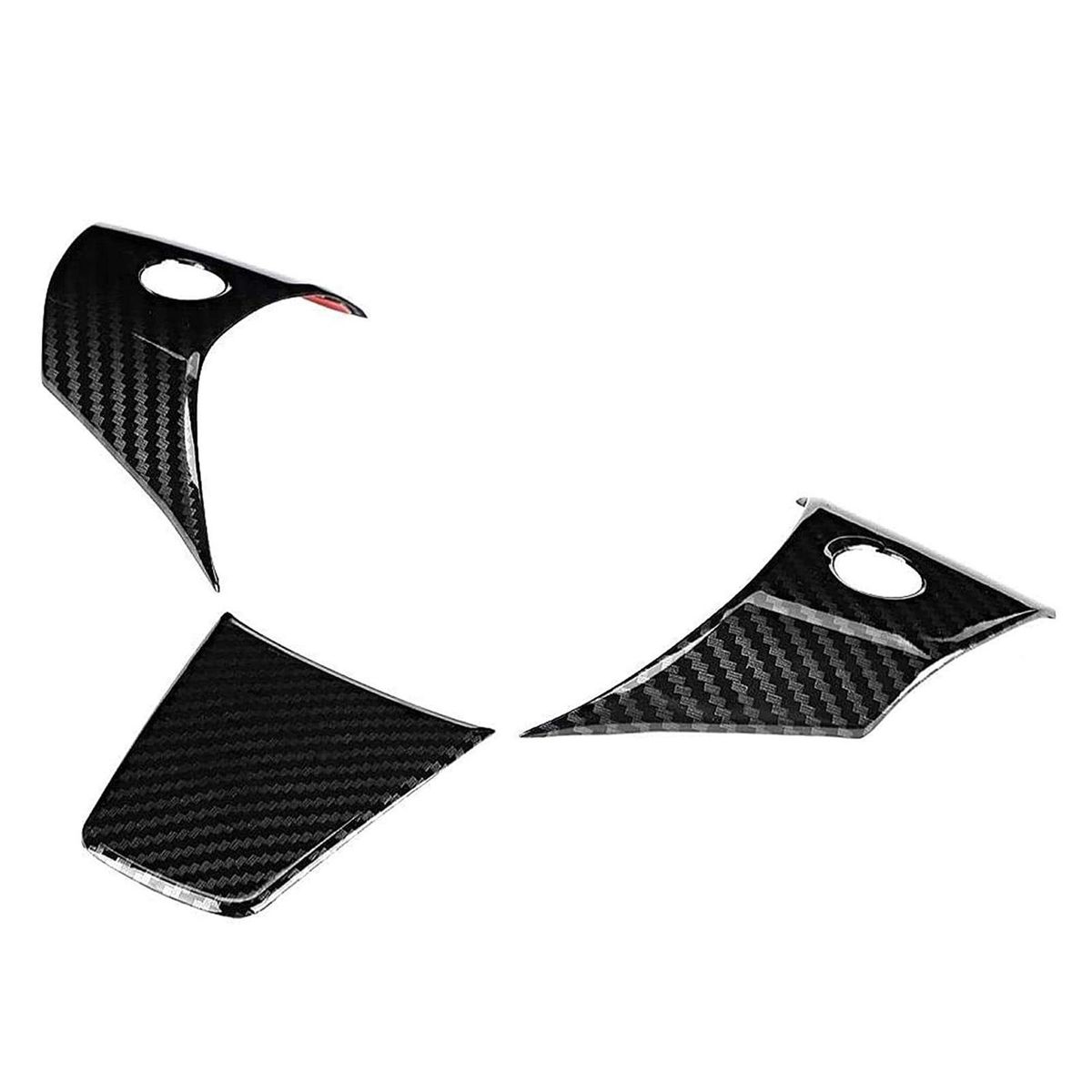 Car Wheel Steering Stickers Wrap Carbon Fiber Replacement for Tesla Model Y