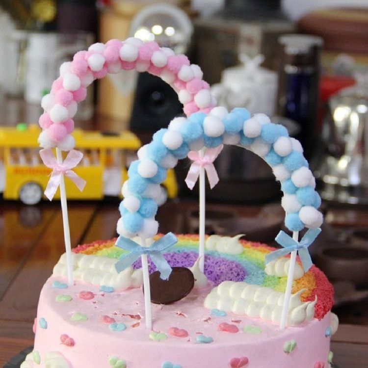 2 PCS Creative Cake Card Arch
