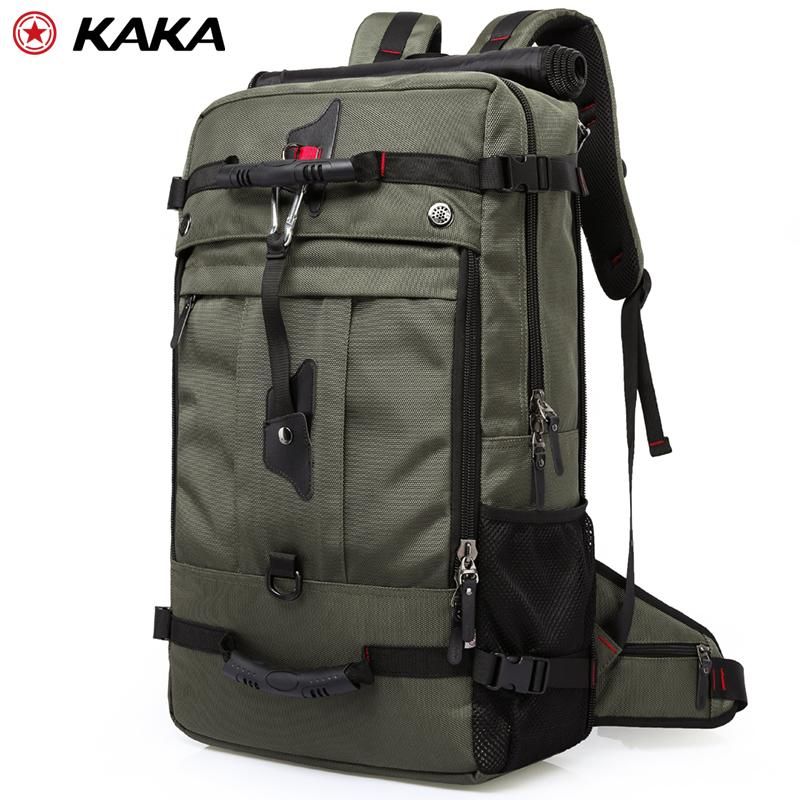 KAKA 50L Waterproof Travel BackpaMen Women Multifunction 17.3 Laptop Backpacks Male outdoor Luggage Bag mochilas Best quality