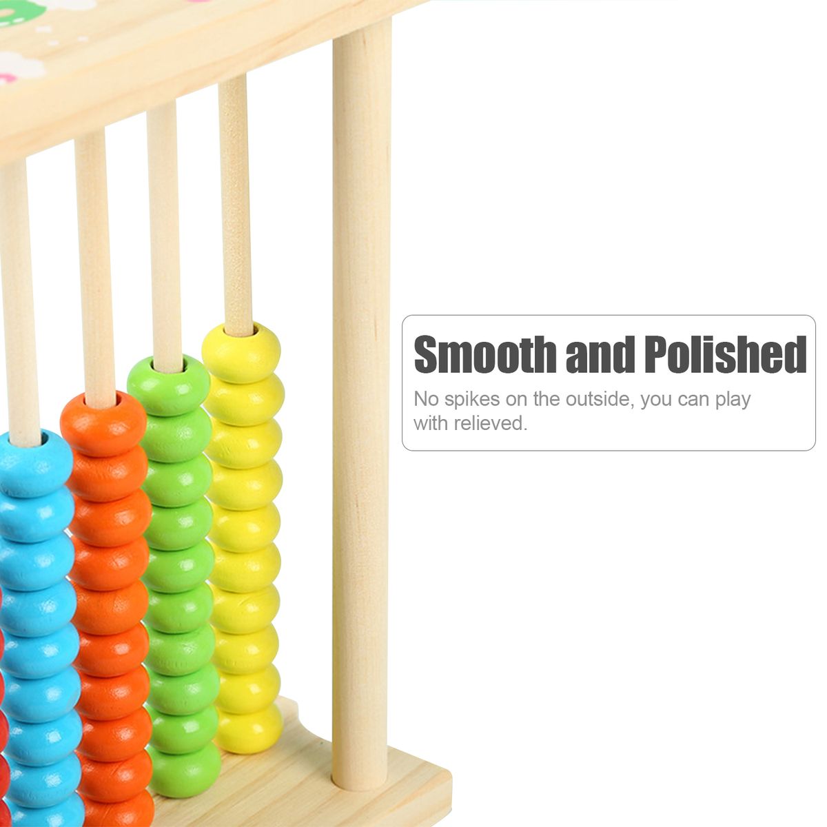 Wooden Abacus Frame Kids Educational Counting Toy For Kids