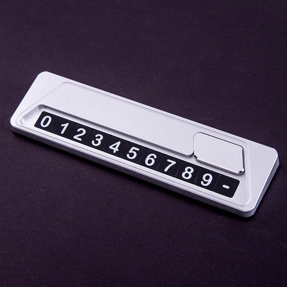 Car Number Plate Stickers Temporary Parking Phone Number