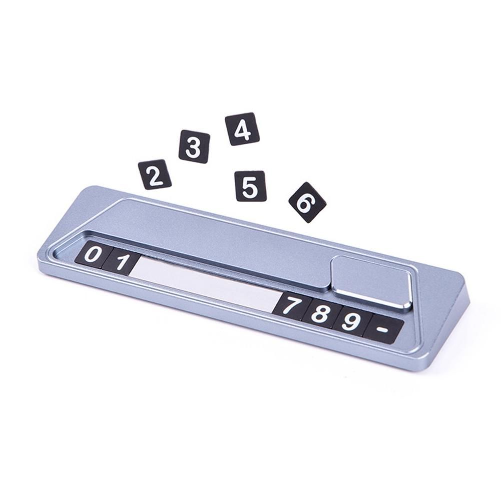Car Number Plate Stickers Temporary Parking Phone Number