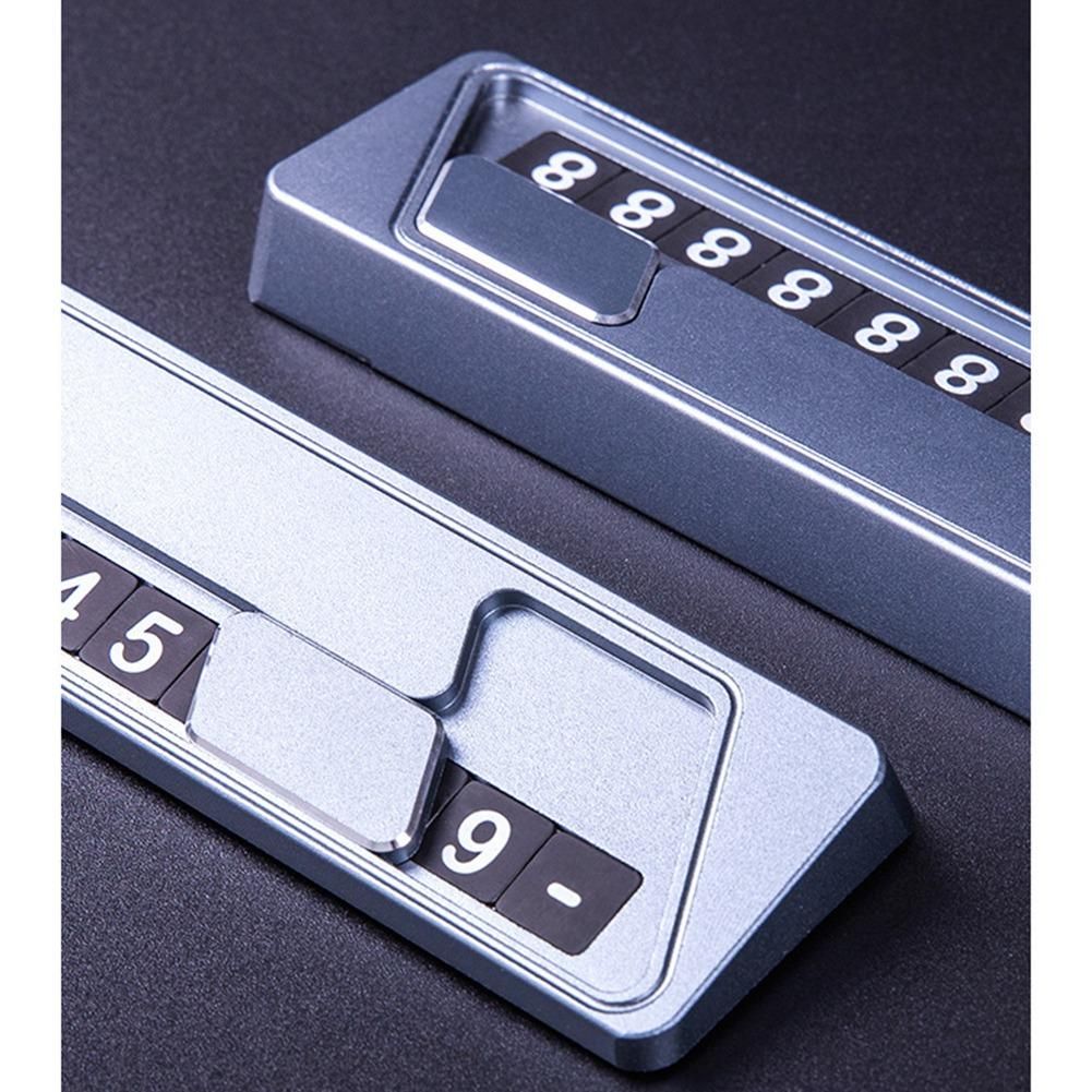 Car Number Plate Stickers Temporary Parking Phone Number