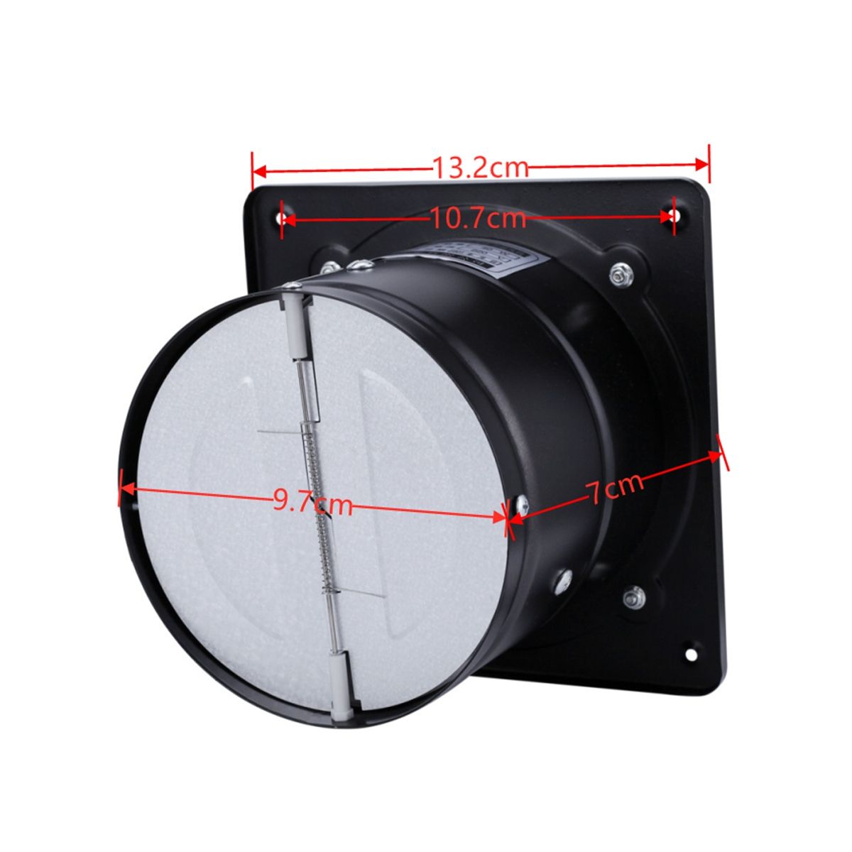 4 inch Utility Blower Fan 220 V  Low Noise Ventilator Extractor Wall Ventilator Duct Fan Black
