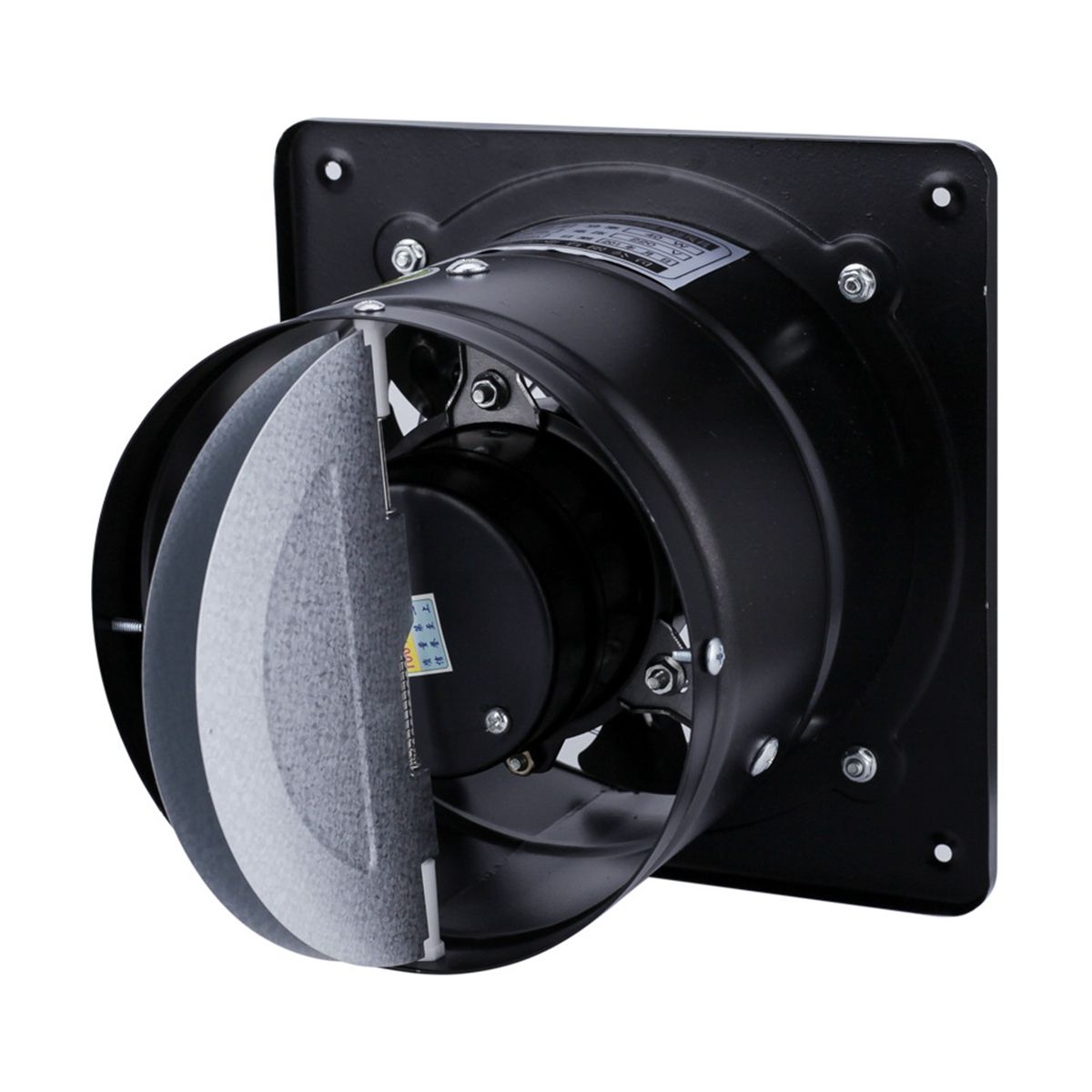 4 inch Utility Blower Fan 220 V  Low Noise Ventilator Extractor Wall Ventilator Duct Fan Black