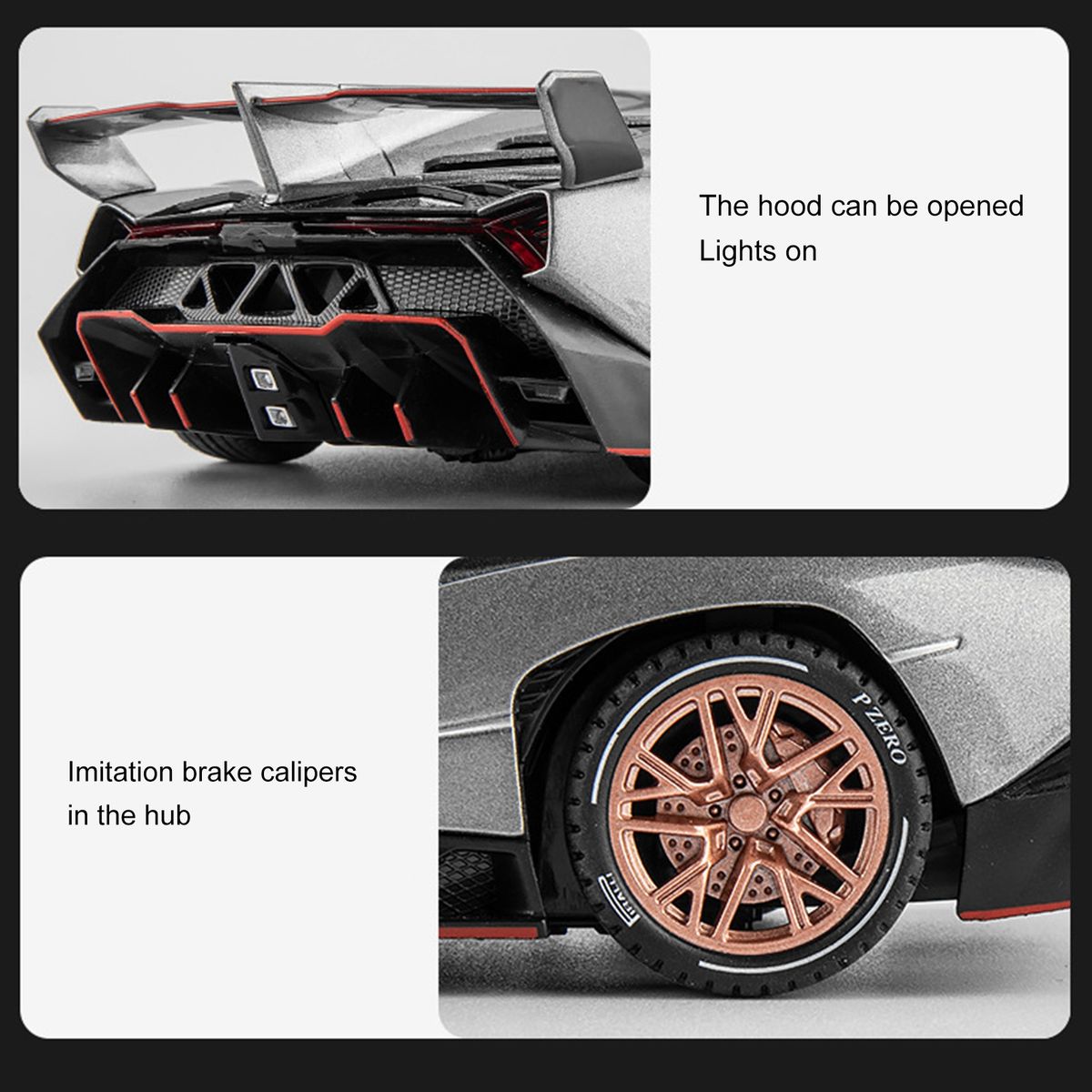 Pull Back Car Sports Car Diecast Alloy Car Model Green