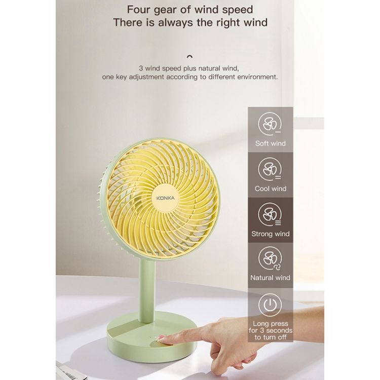KONKA KF-FS2(L) 5W USB Charging Desktop Fan
